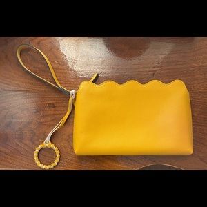 Vince Camuto Mustard NWOT Wristlet